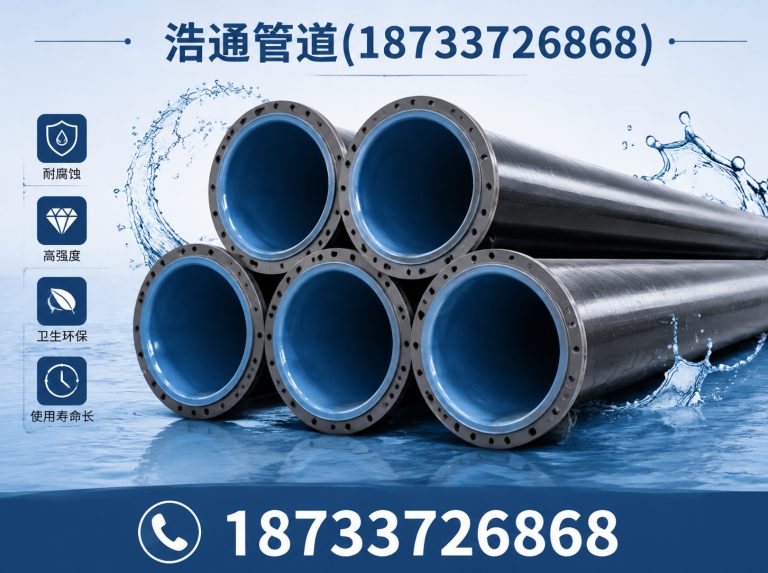 肃宁县衬塑钢管展示图